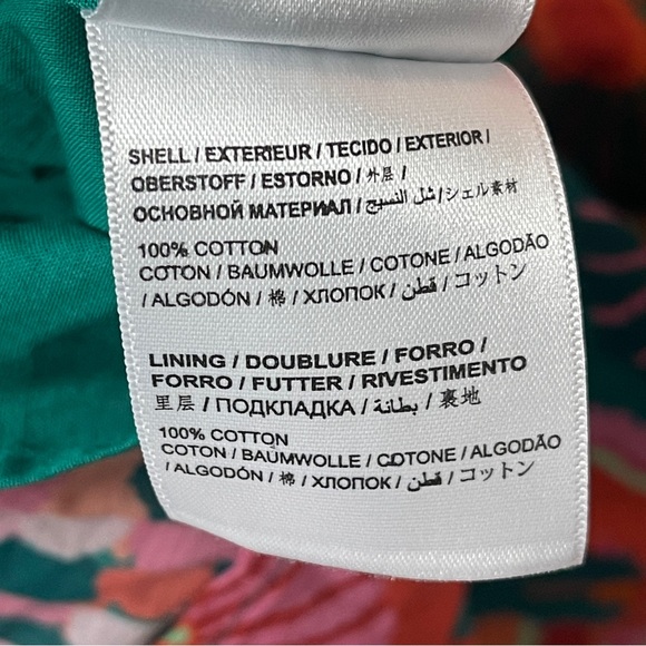 Farm Rio Pleated Palm Midi Dress Tropical - Picture 5 of 16